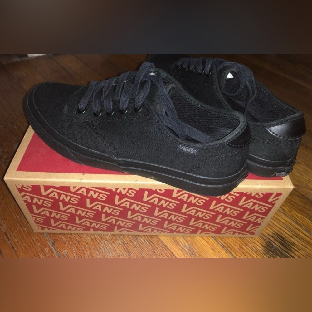 Vans Black Canvas Sneakers